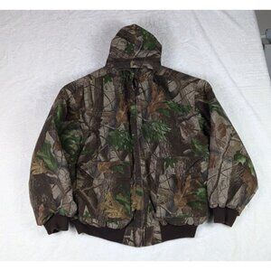 Vintage Realtree Hardwood Camo Jacket Men's XLarge 90s Hunting Made in Canada